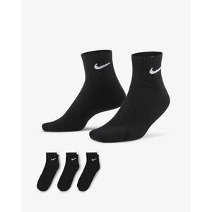Nike Everyday Cushioned Ankle Socks Black SX7667-010 Size Small (W 4–6) NWT